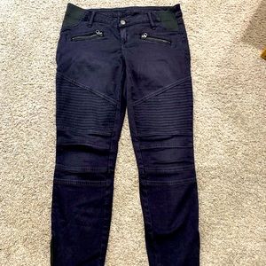 GAP Maternity Moto styled pants. Size 27. Black